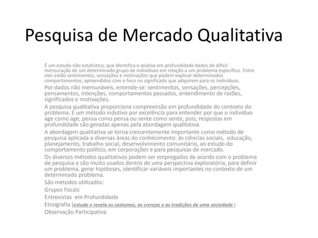 motivações e percepções do cliente