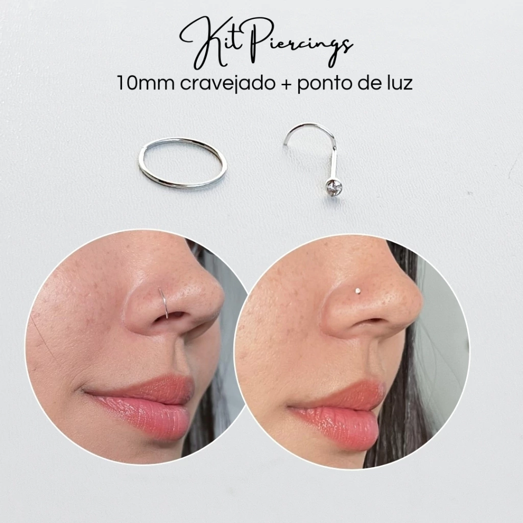 custo médio de piercing de nariz e joias de cicatrização