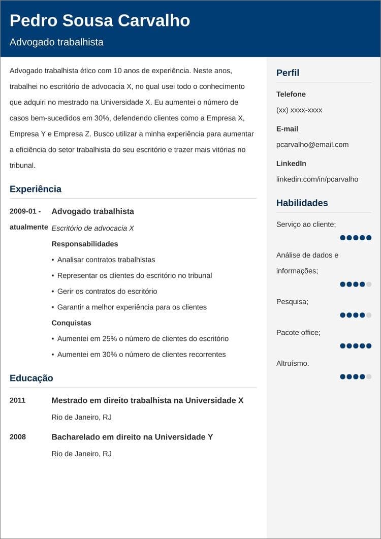 documentos para não colocar no currículo