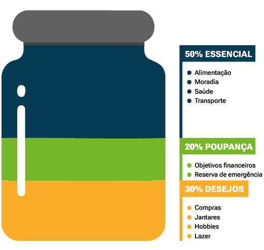 erros comuns ao usar a regra 50 30 20
