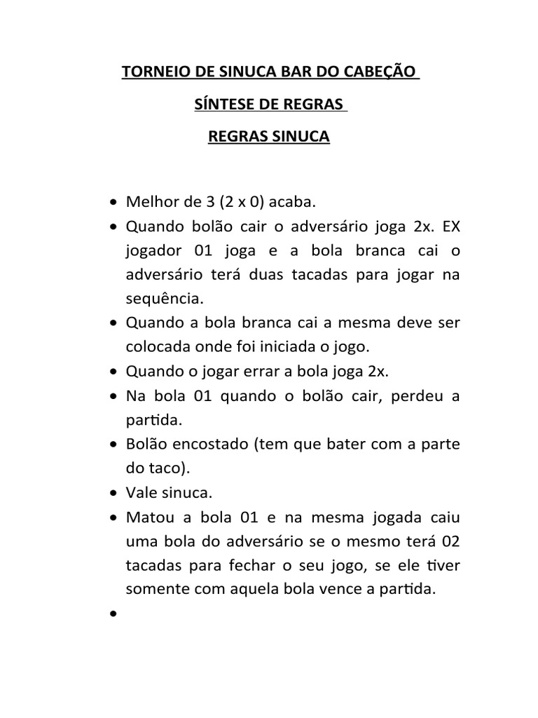 As 5 Faltas Mais Comuns na Sinuca Brasileira e Como Evitá-las