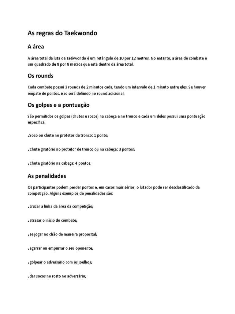 Os Atletas Destaque em Cada Categoria de Peso do Taekwondo Olímpico 2024
