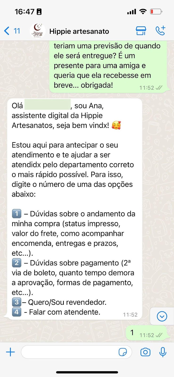 respostas automaticas whatsapp business exemplos