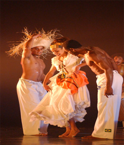 samba de roda e capoeira