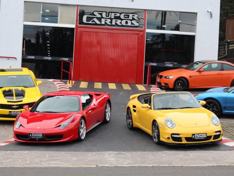 super carros gramado dirigir ferrari