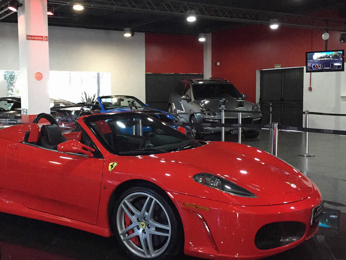 super carros gramado dirigir ferrari