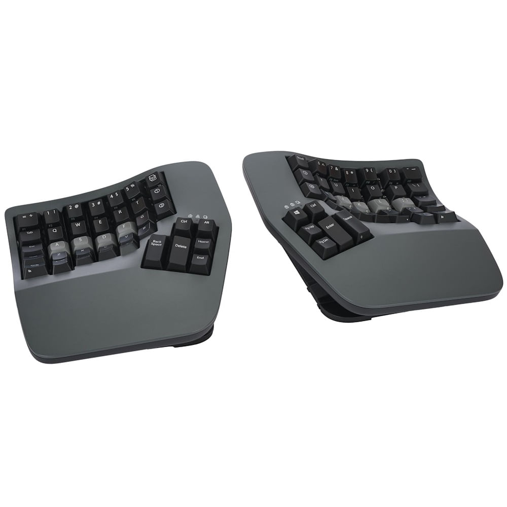 Teclado ergonômico dividido mecânico