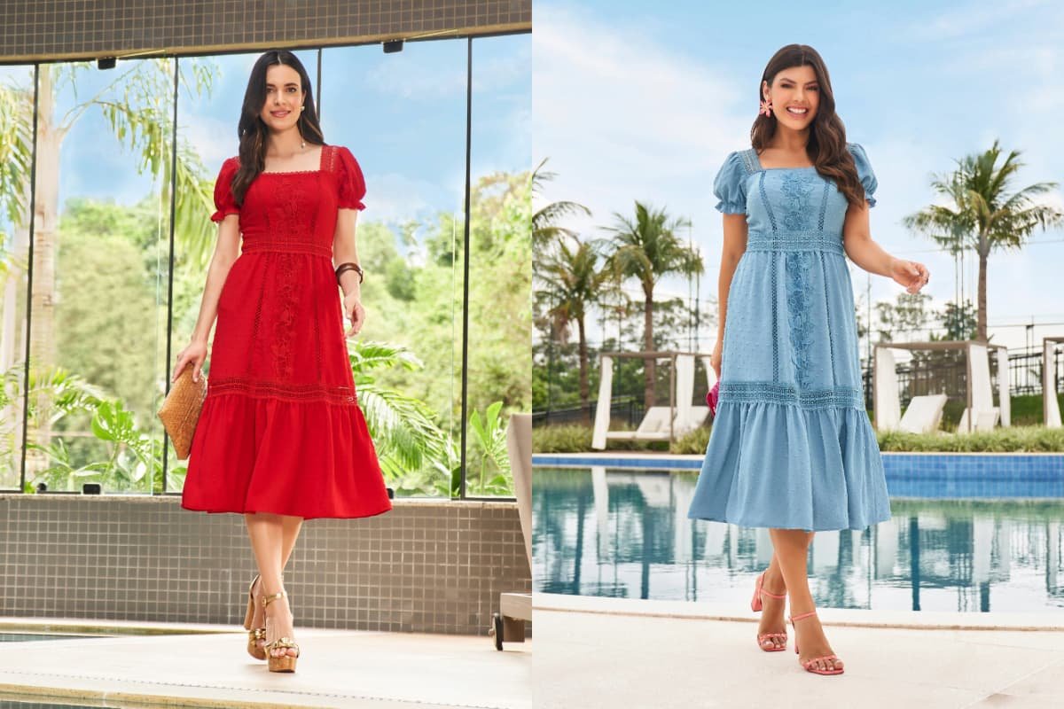 traje passeio completo feminino