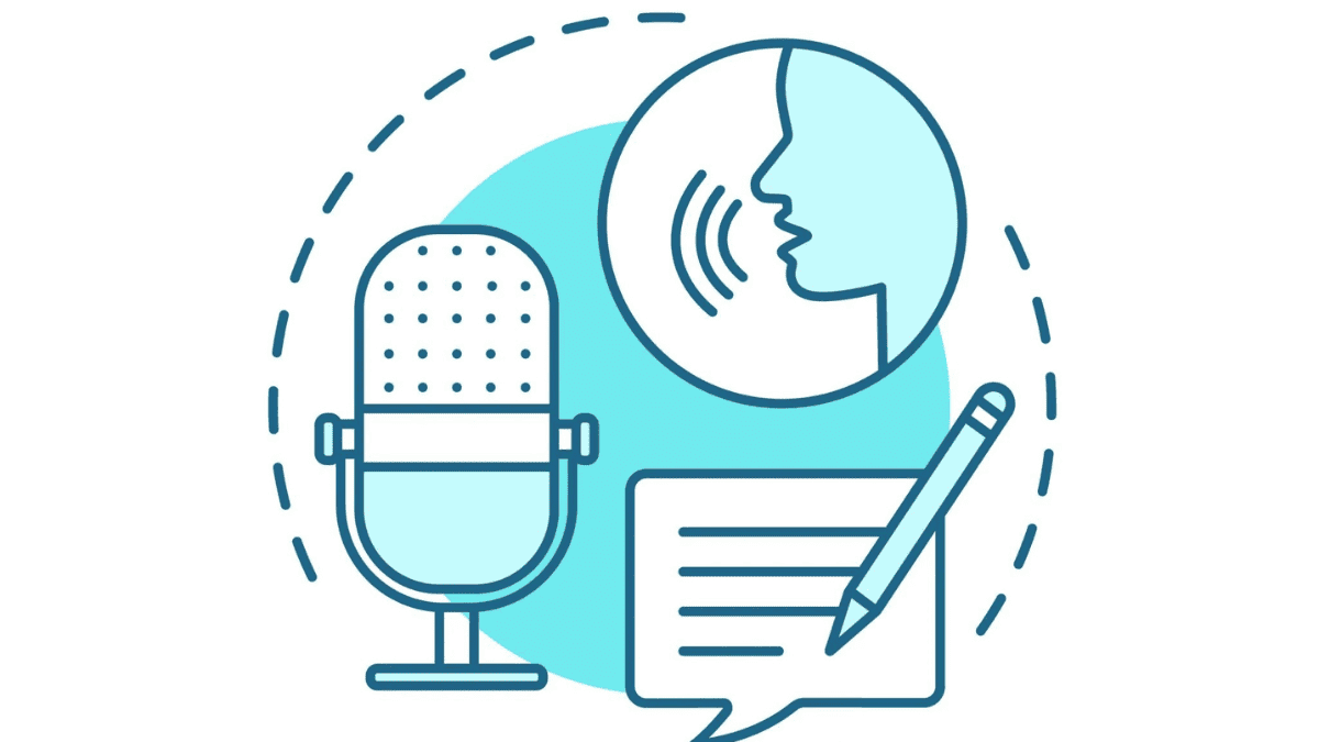 transcrição de audio para texto