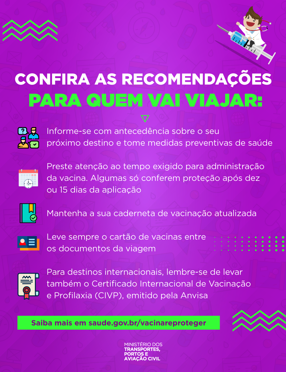 lista completa de vacinas gratuitas no posto de saúde