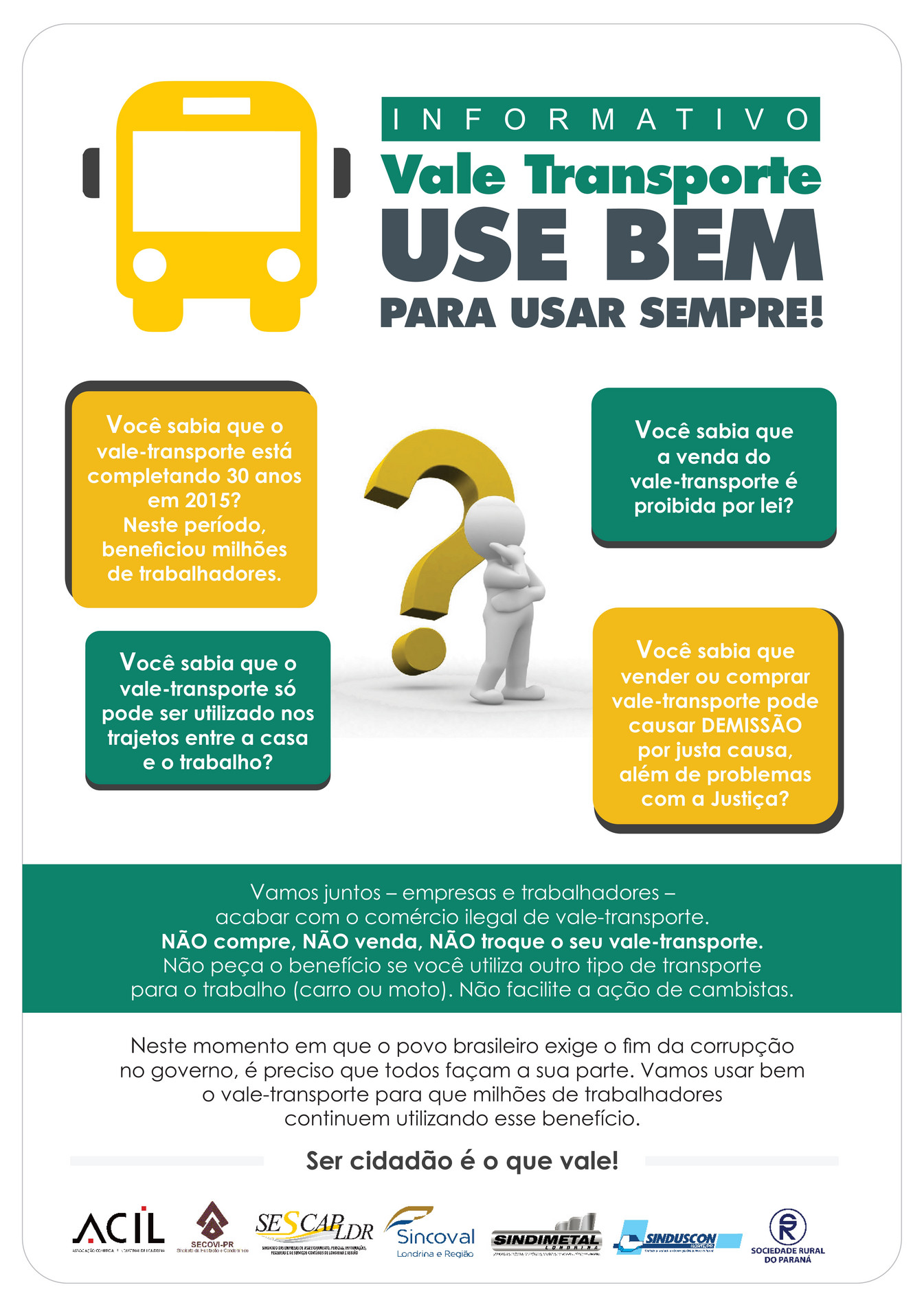 melhores formas de usar vale transporte