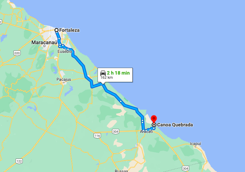 melhores praias bate e volta fortaleza